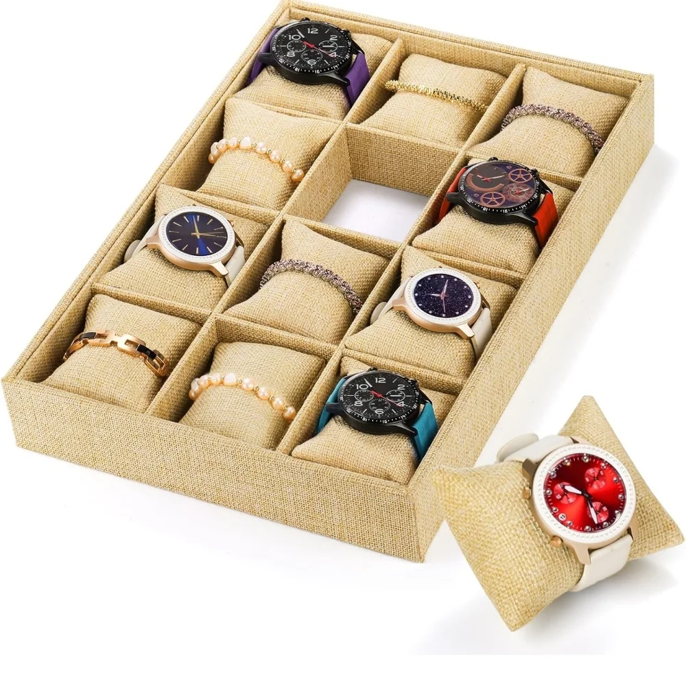 Sophisticated Beige Jewelry Organizer